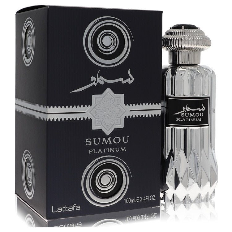 Lattafa Sumou Platinum Cologne By Lattafa Eau De Parfum Spray (Unisex) for Cologne for Men