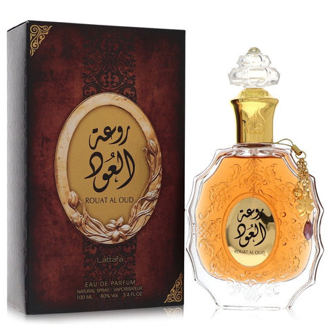 Lattafa Rouat Al Oud Cologne By Lattafa Eau De Parfum Spray (Unisex) for Cologne for Men