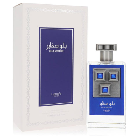 Lattafa Pride Blue Sapphire Cologne By Lattafa Eau De Parfum Spray (Unisex) for Cologne for Men